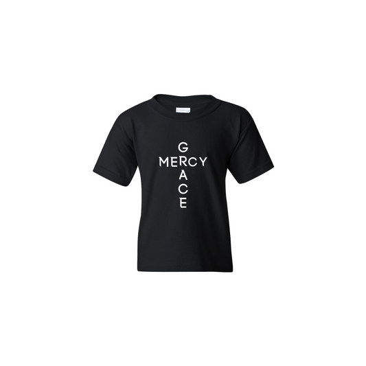 UNISEX  KIDS G + M - BLACK T-SHIRT