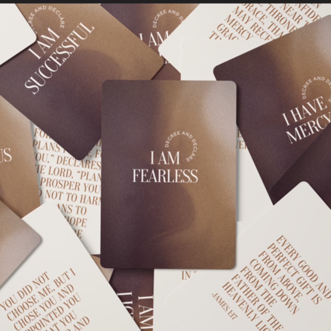 Decree and Declare Affirmation Cards