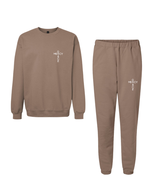 Grace and Mercy Matching Set | taupe